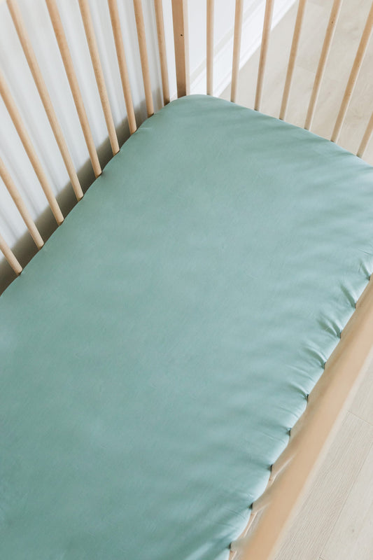 Mozam Blue Cot Fitted Sheet